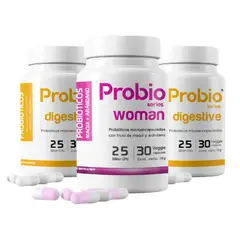 BIOSAMER - Probiótico 25 Billones, 2 Digestivo + 1 Woman