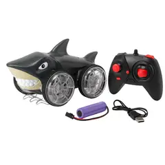 GENERICO - Auto a Control Remoto Anfibio Tiburón 4x4 Agua y Tierra