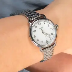 TIMEX - RELOJ TW2U13700 INDIGLO PLATEADO MUJER