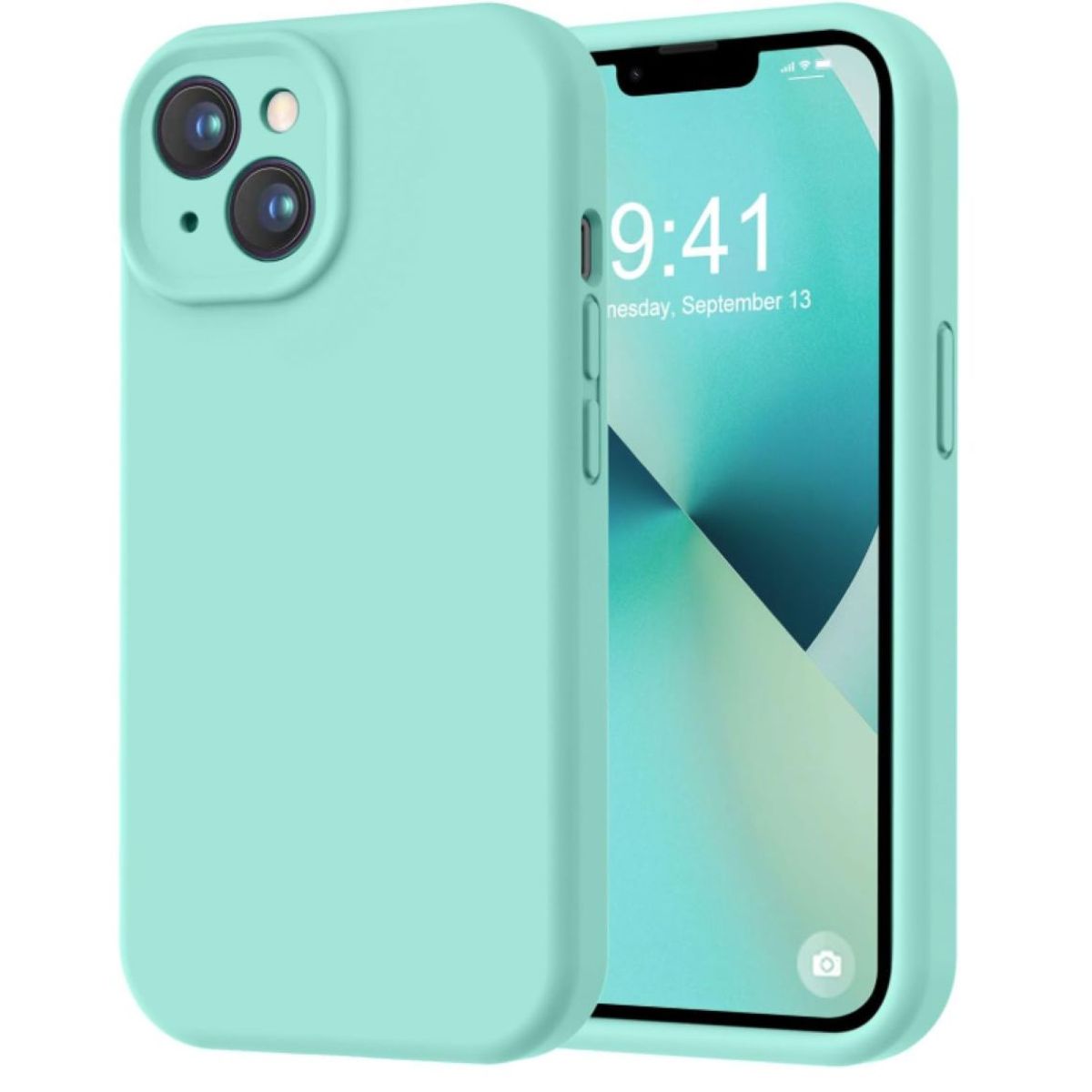 GENERICO - Carcasa Funda Para iPhone 17 Silicona Turquesa