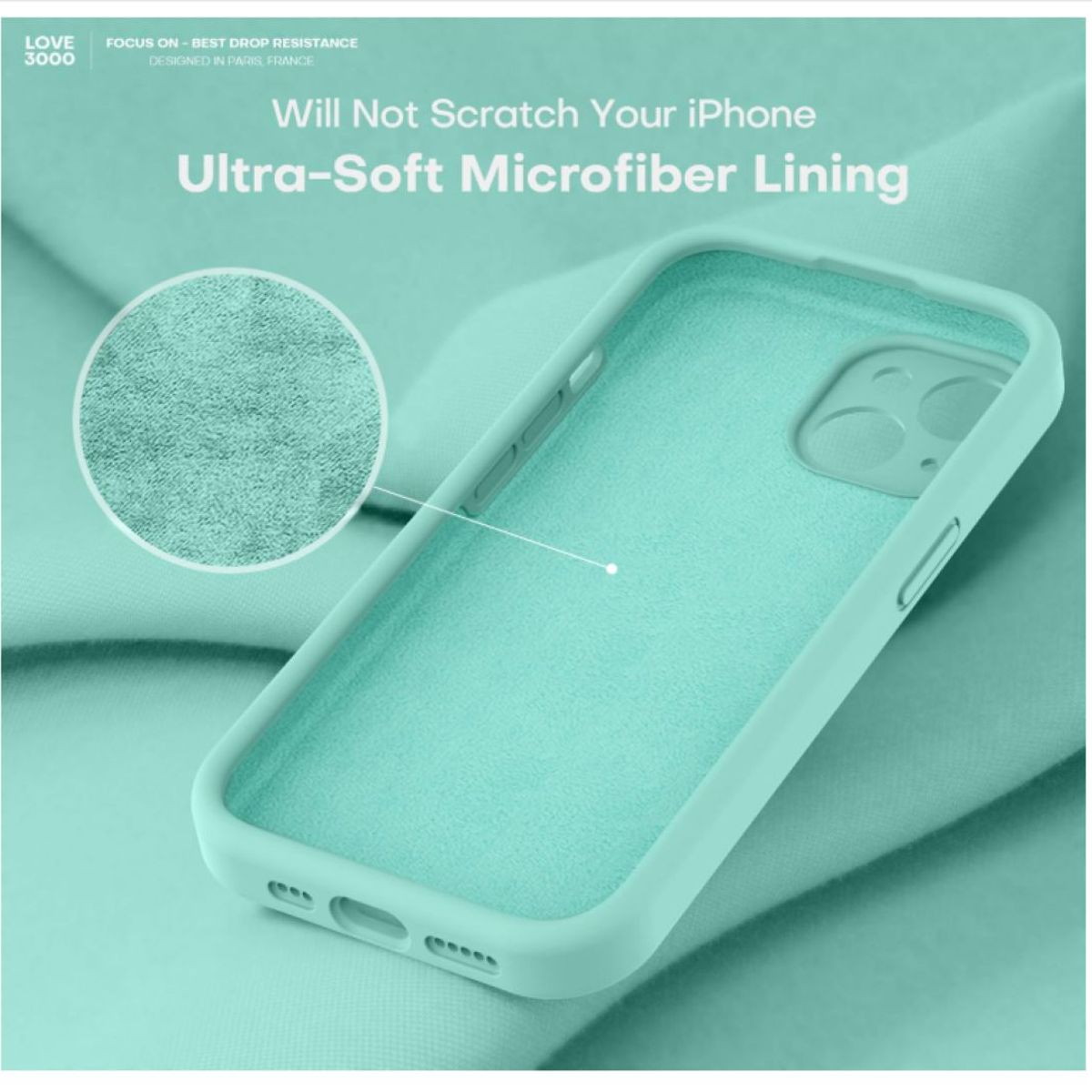 GENERICO - Carcasa Funda Para iPhone 17 Silicona Turquesa
