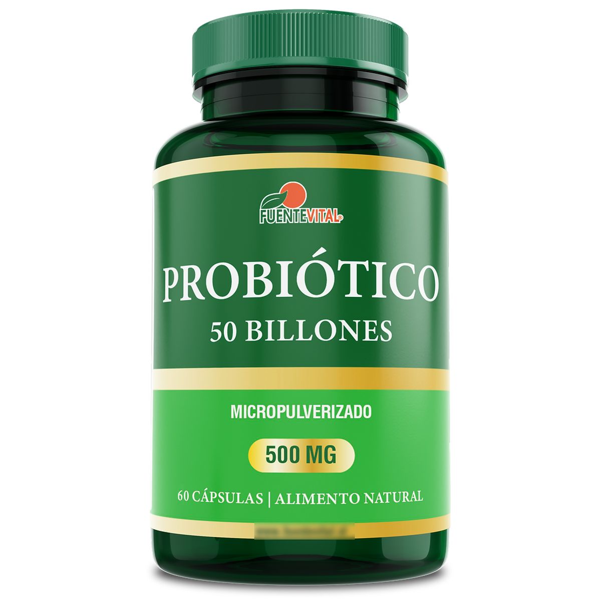 FUENTEVITAL - Probiótico Digestivo 50 Billones 60 Cápsulas