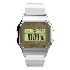 TIMEX - RELOJ TW2V1910068 INDIGLO PLATEADO UNISEX