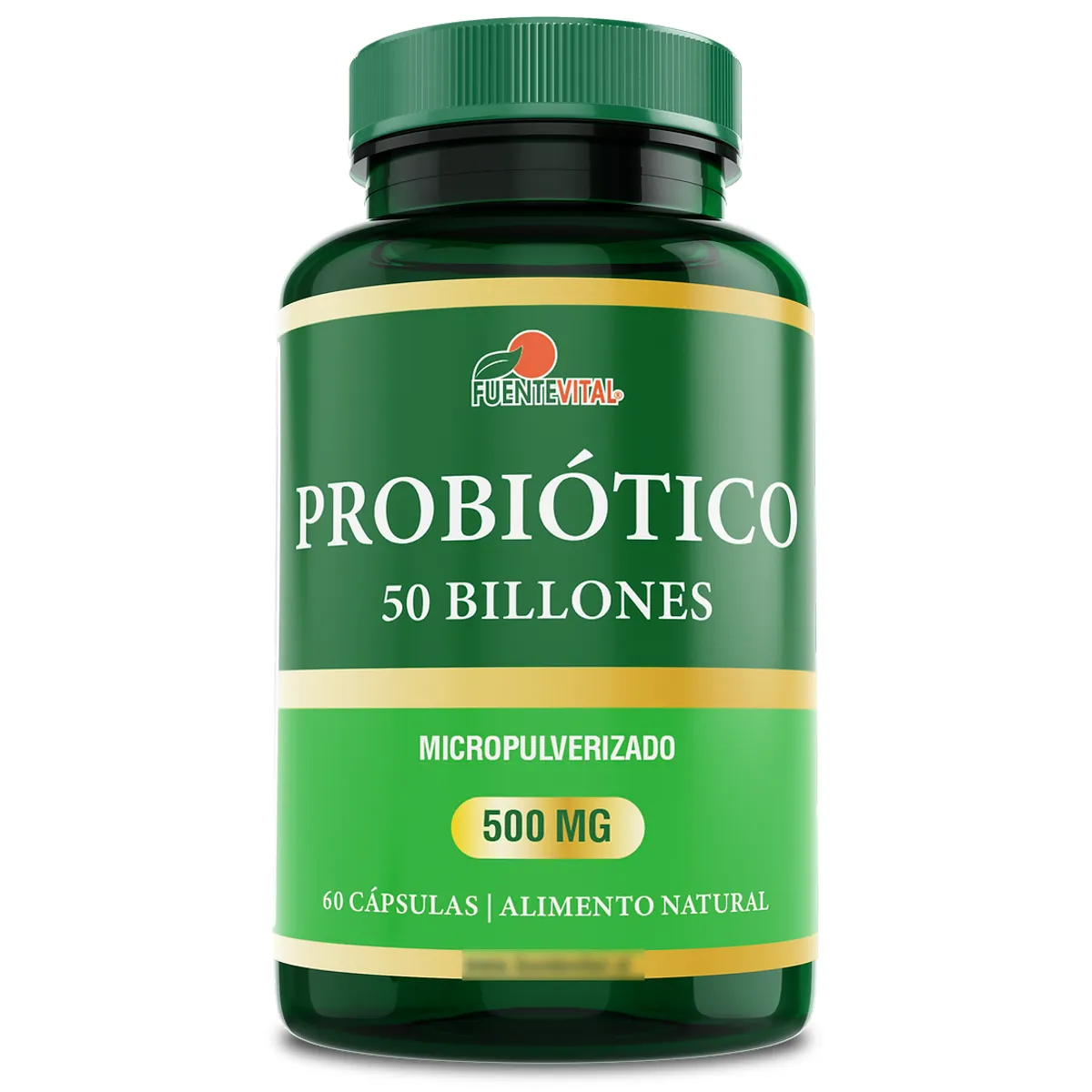 FUENTEVITAL - Pack 2 Probiótico Digestivo 50 Billones 60 Cápsulas