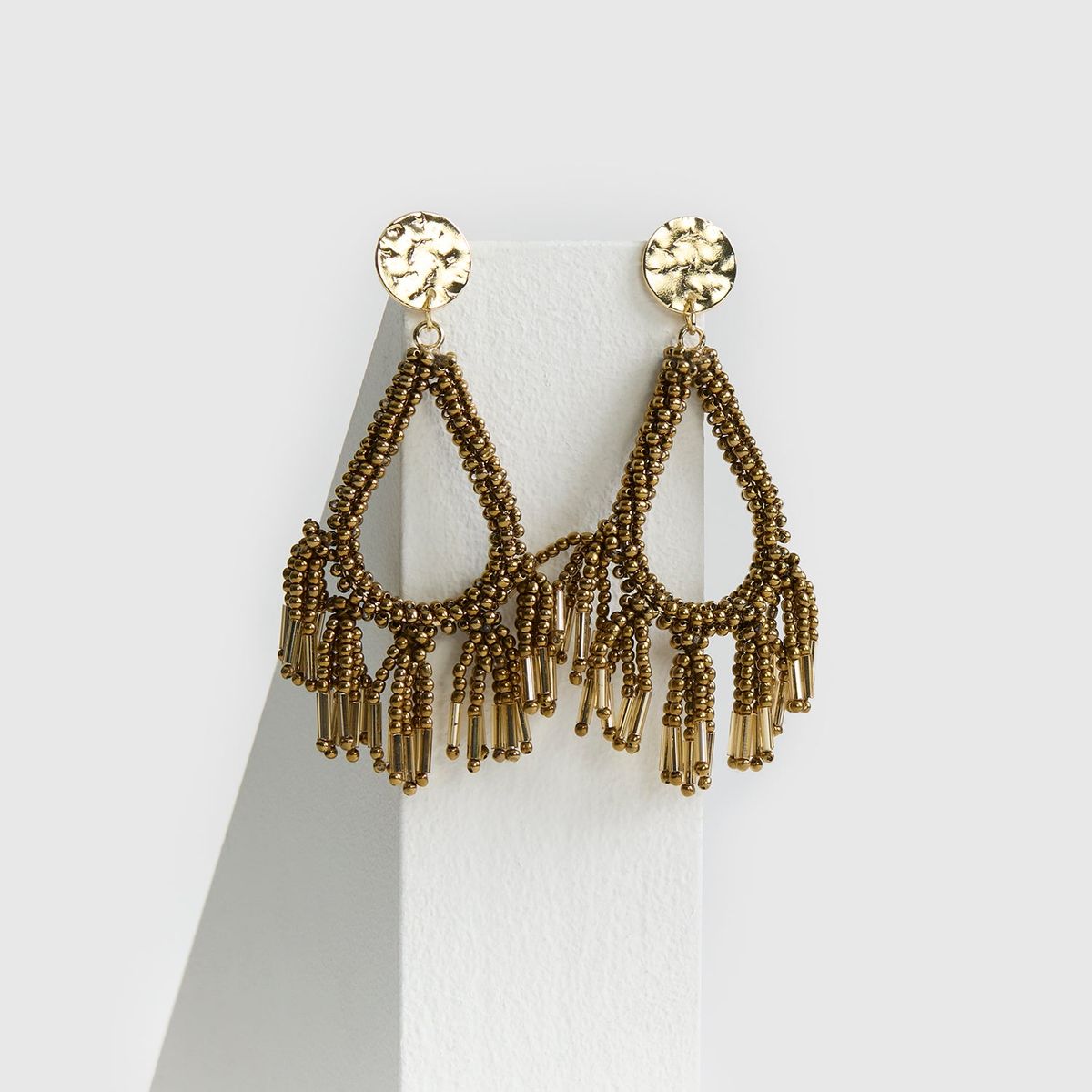 LOUNGE - Aros Mujer Mostacillas Colgantes