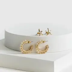 LOUNGE - Set Aros Mujer Mostacillas