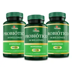 FUENTEVITAL - Pack 3 Probiótico Digestivo 50 Billones 60 Cápsulas