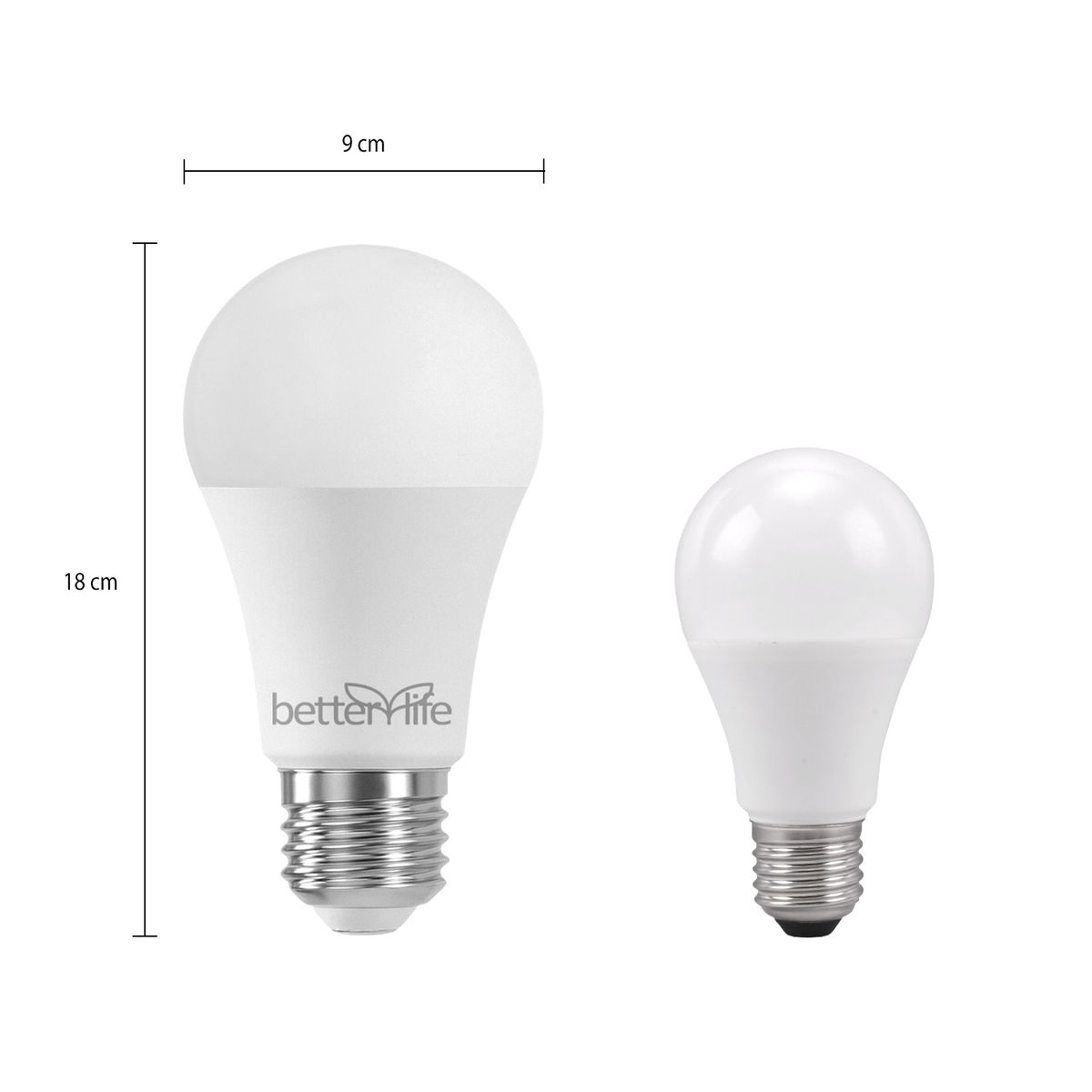 BETTERLIFE - Ampolleta Inteligente LED RGB Wifi 18W E27 1500 lúmenes