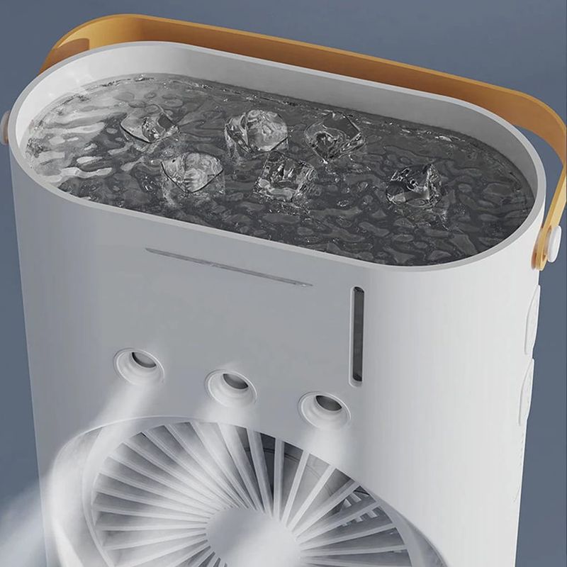 GENERICO - Ventilador de Mesa Doble Cabezal Oscilante 90º