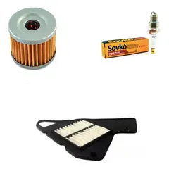 GENERICO - Kit Mantencion Moto Suzuki Intruder 150 / Aire+bujia+aceite