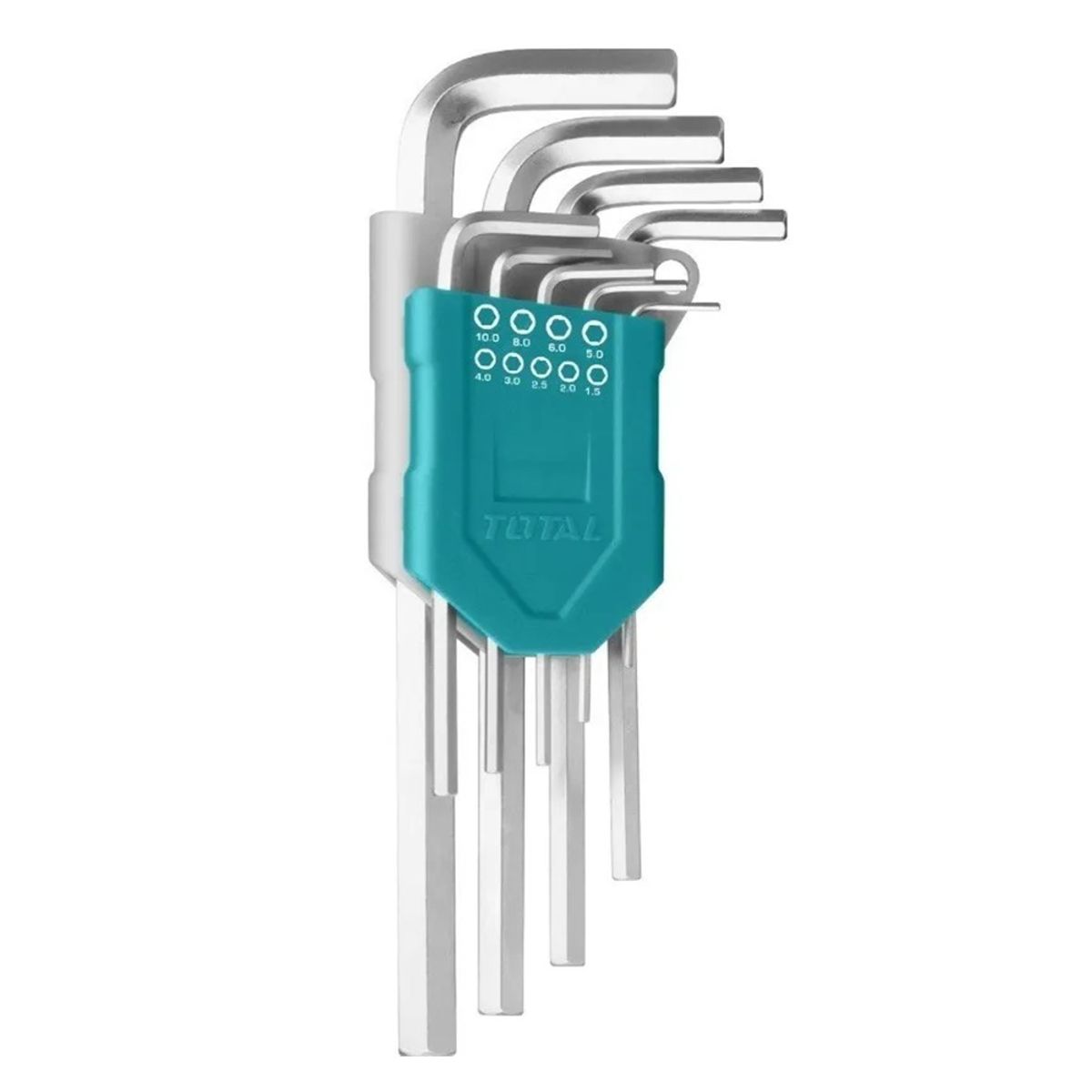 TOTAL TOOLS - Set Juego De Llaves Allen Hexagonal 9 Piezas