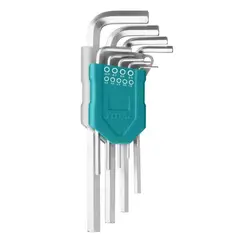 TOTAL TOOLS - Set Juego De Llaves Allen Hexagonal 9 Piezas