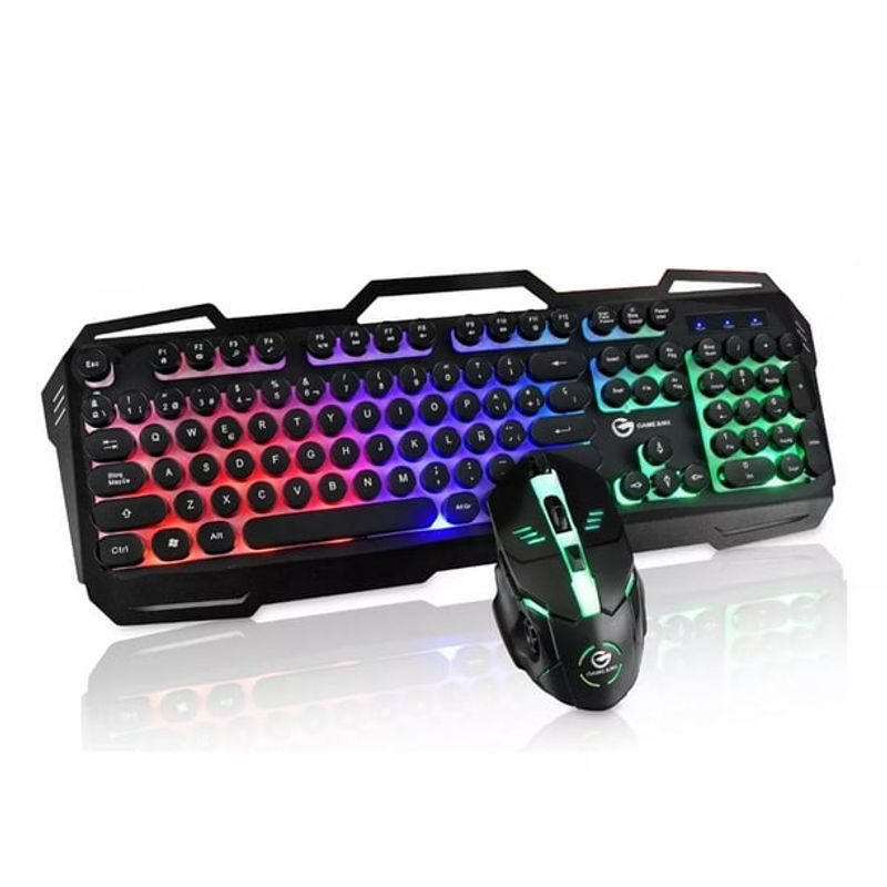GENERICO - Kit Teclado + Mouse Gamer J8 Ergonómico