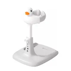 GENERICO - Soporte De Pie Para Ducha De Baño Soporte De Baño Para Niños Blanco Pato