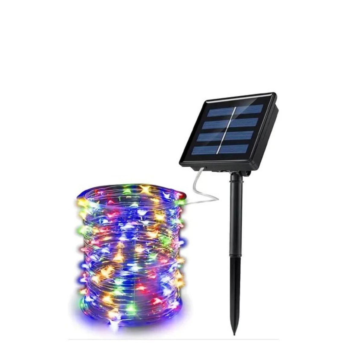 GENERICO - Luces Hadas Navidad Decorativas 20m Solares SKU TN