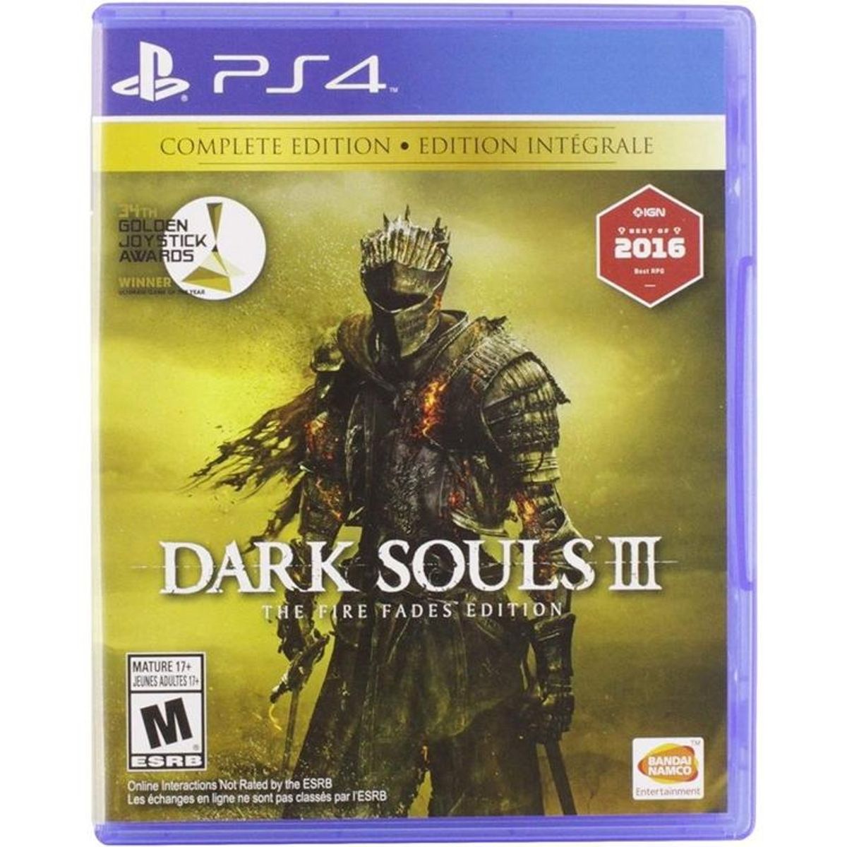 BANDAI - Dark Souls III The Fire Fades Edition PS4
