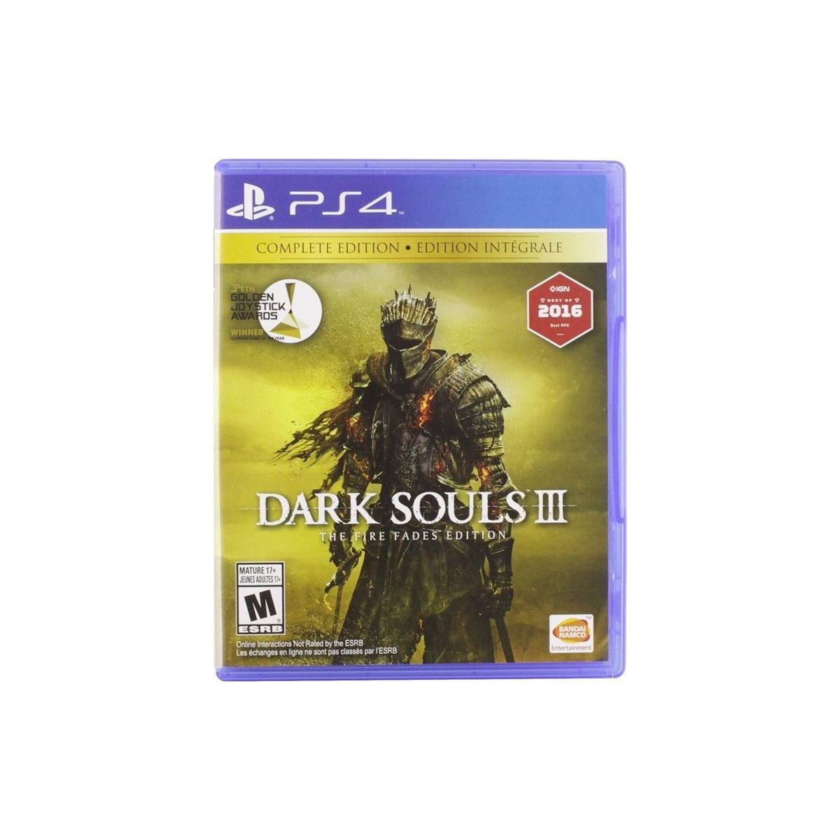 BANDAI - Dark Souls III The Fire Fades Edition PS4