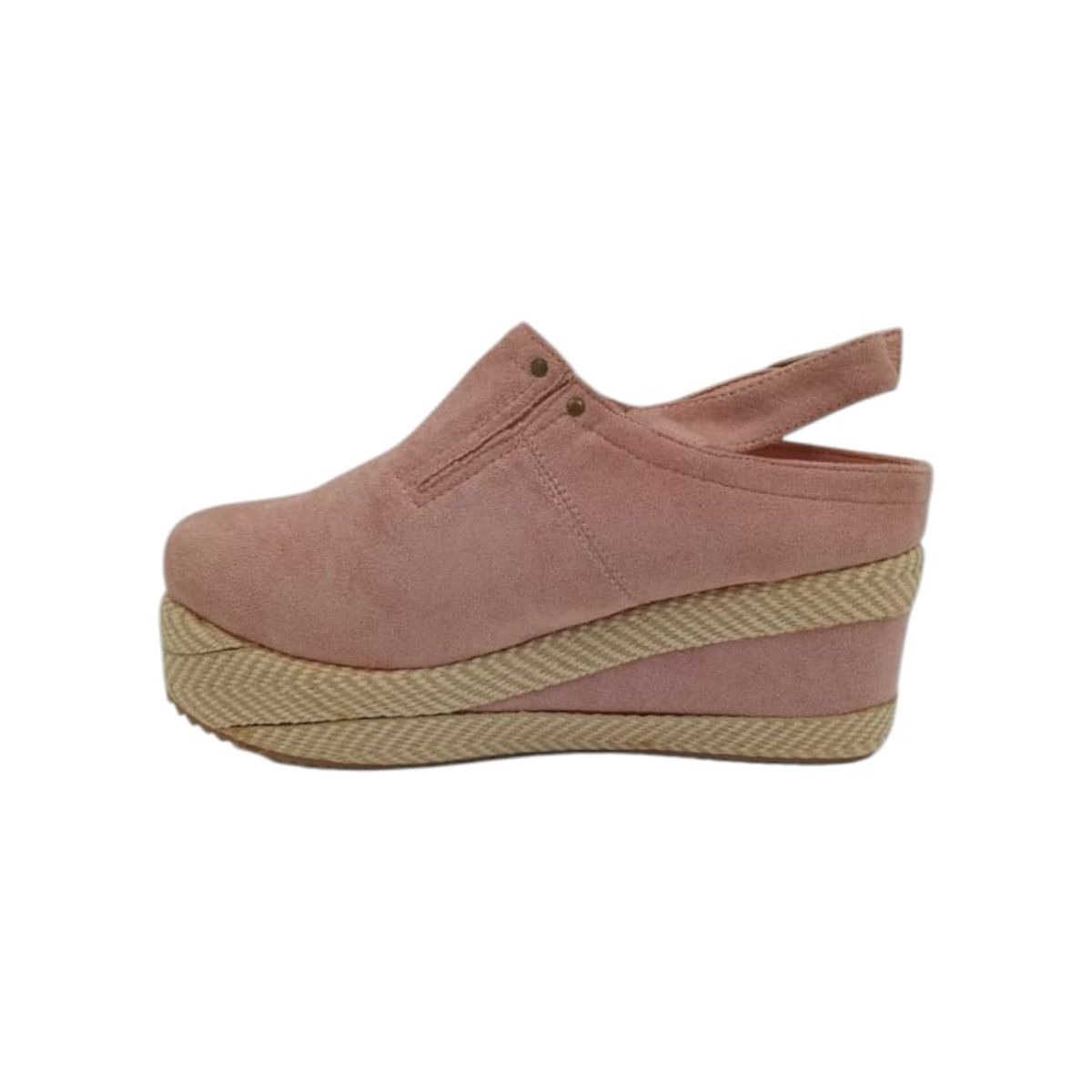 HERIEL - Zapato Panchita Rosa Gamuza