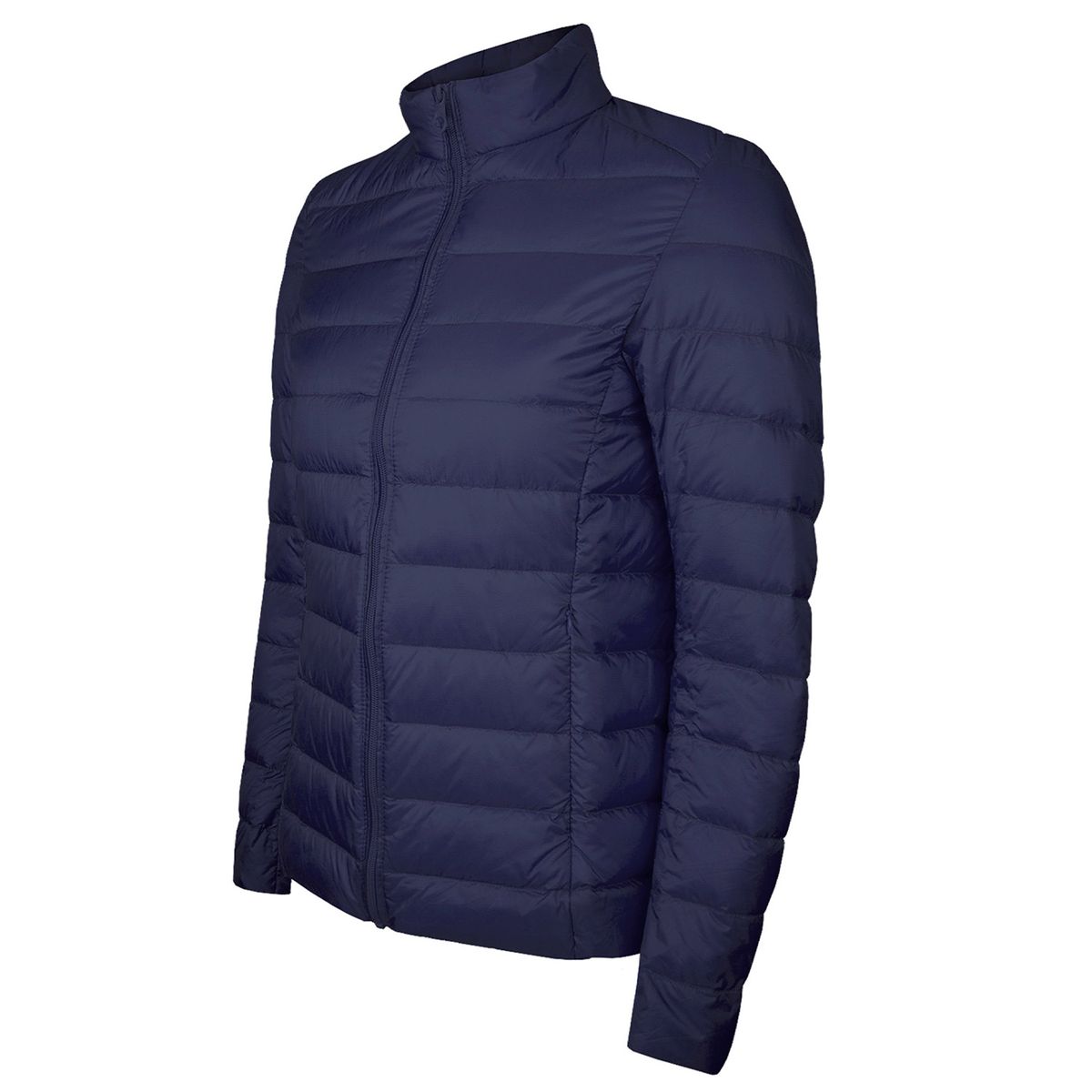 ANDESLAND OUTDOOR APPAREL - Parka Pluma Ripstop Cross Azul Marino Mujer