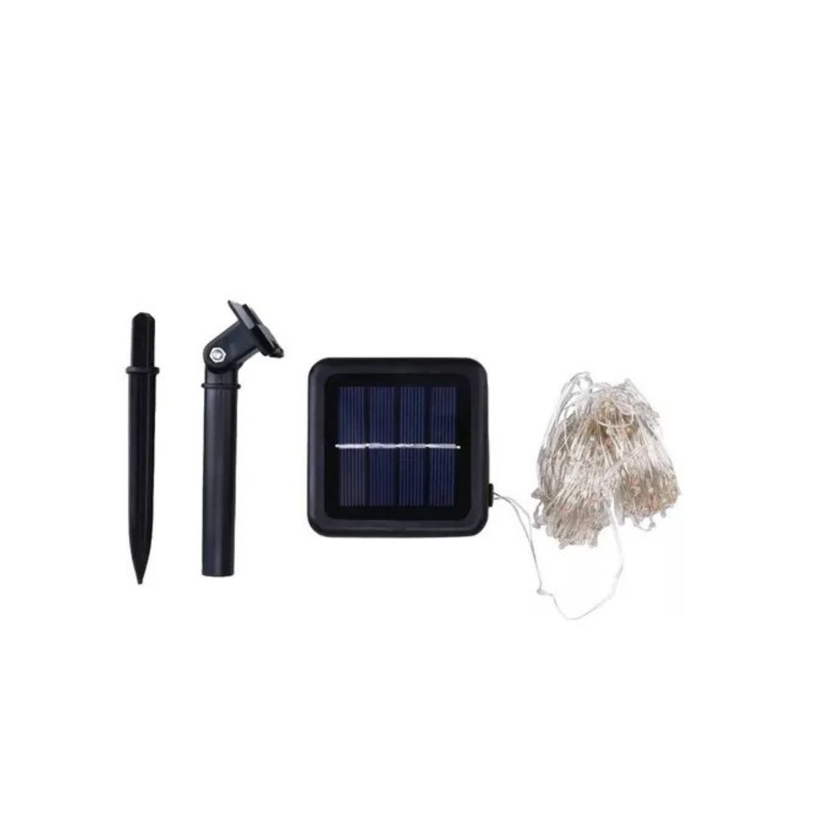 GENERICO - Luces Hadas Navidad Decorativas 20m Solares SKU TN