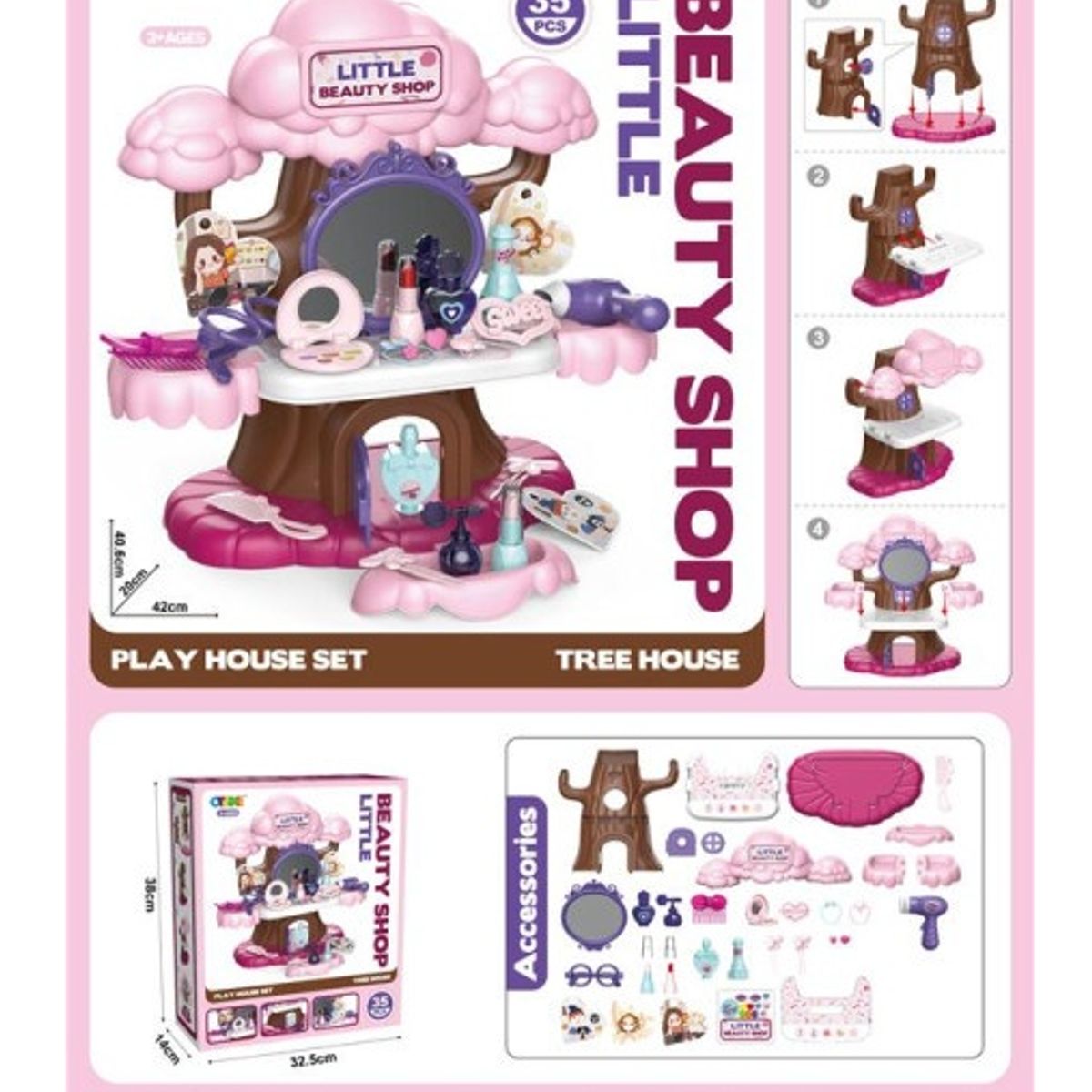 JUGUETERIA - Tocador para Niña Litle Beauty Shop