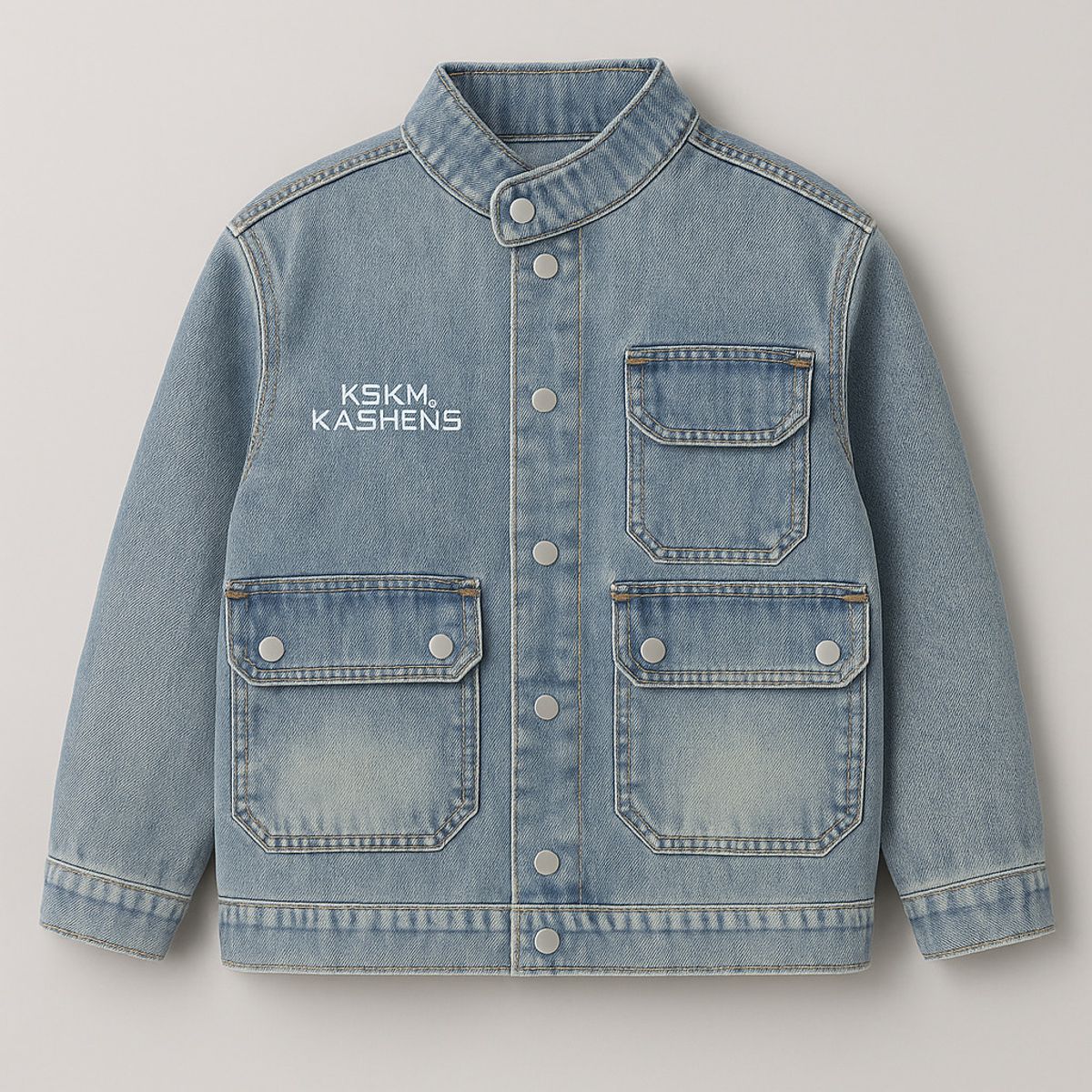 KIBOU - Chaqueta mezclilla niño look urbano y funcional