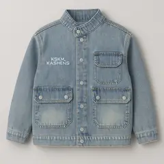 KIBOU - Chaqueta mezclilla niño look urbano y funcional