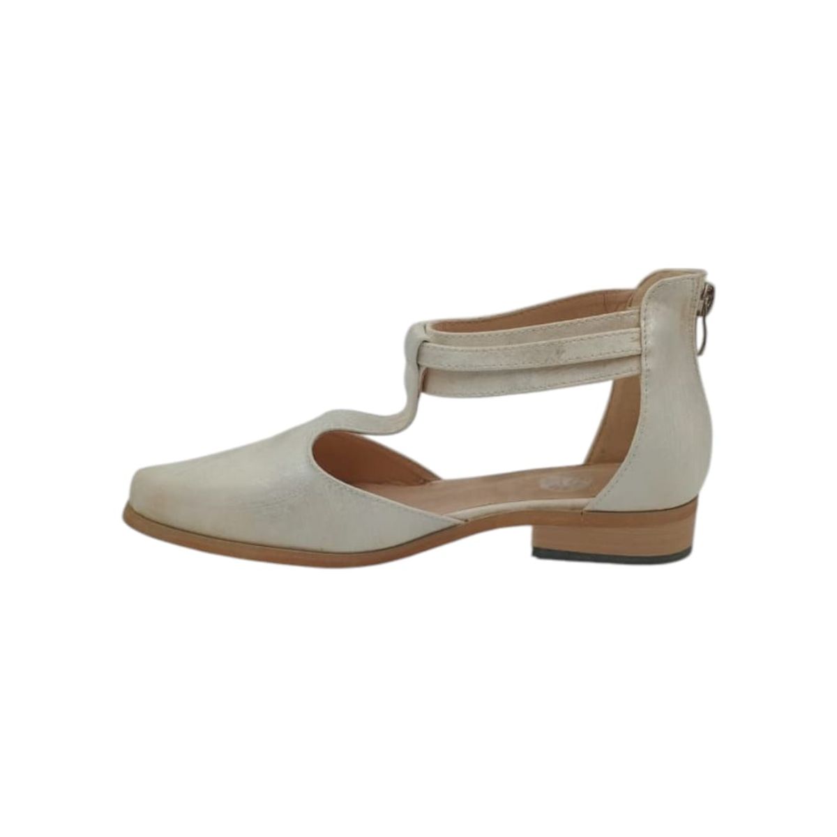 HERIEL - Zapato Blanco Bajo Mujer