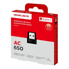 MERCUSYS - Adaptador Wifi Usb Ma20n Nano Ac650