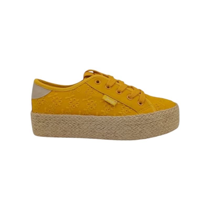 HERIEL - Zapatilla Amarilla Plataforma Mujer