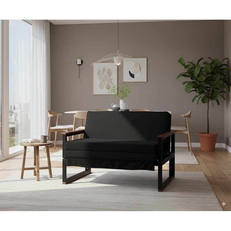 RECUTEX - SOFA FUTON FOLK 15PZA CHOCOLATE