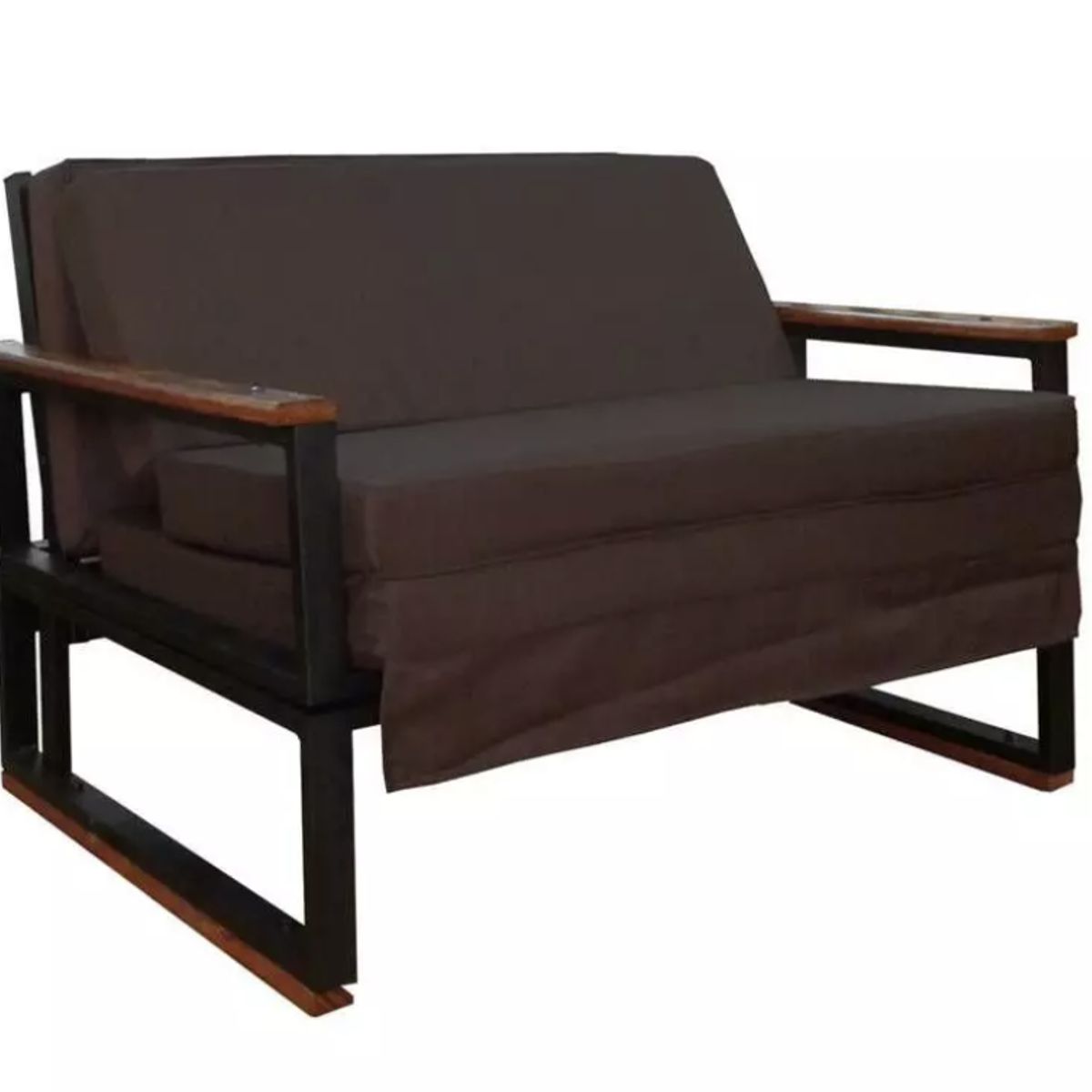 RECUTEX - SOFA FUTON FOLK 15PZA CHOCOLATE