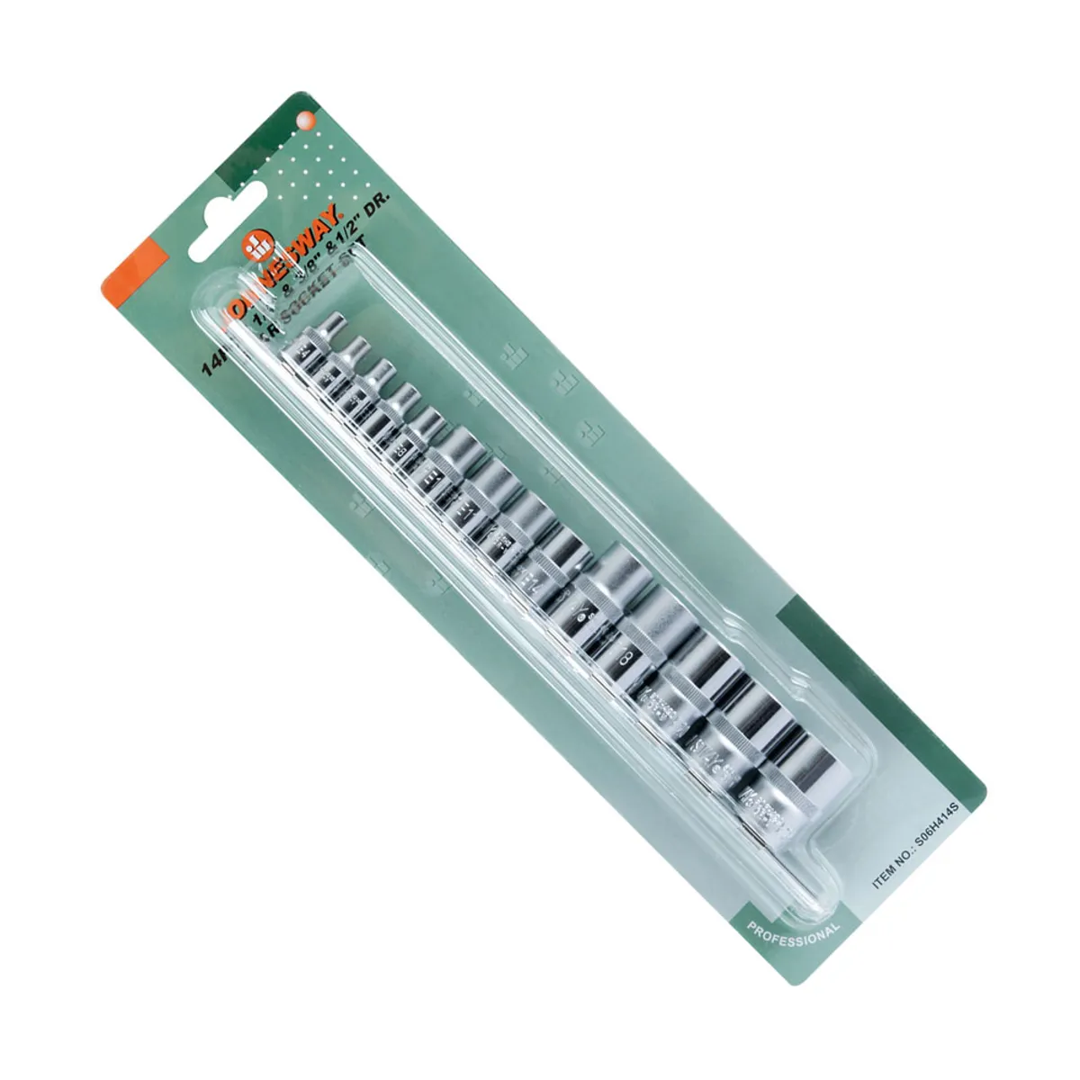 JONNESWAY - Juego de Dados Torx 1/4, 3/8 y 1/2 - 14 piezas