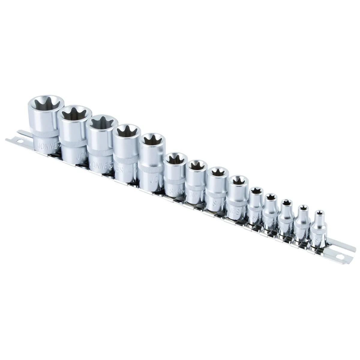 JONNESWAY - Juego de Dados Torx 1/4, 3/8 y 1/2 - 14 piezas
