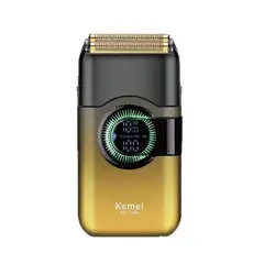 KEMEI - Km-t389 Afeitadora Eléctrica 7500 Rpm Con Pantalla