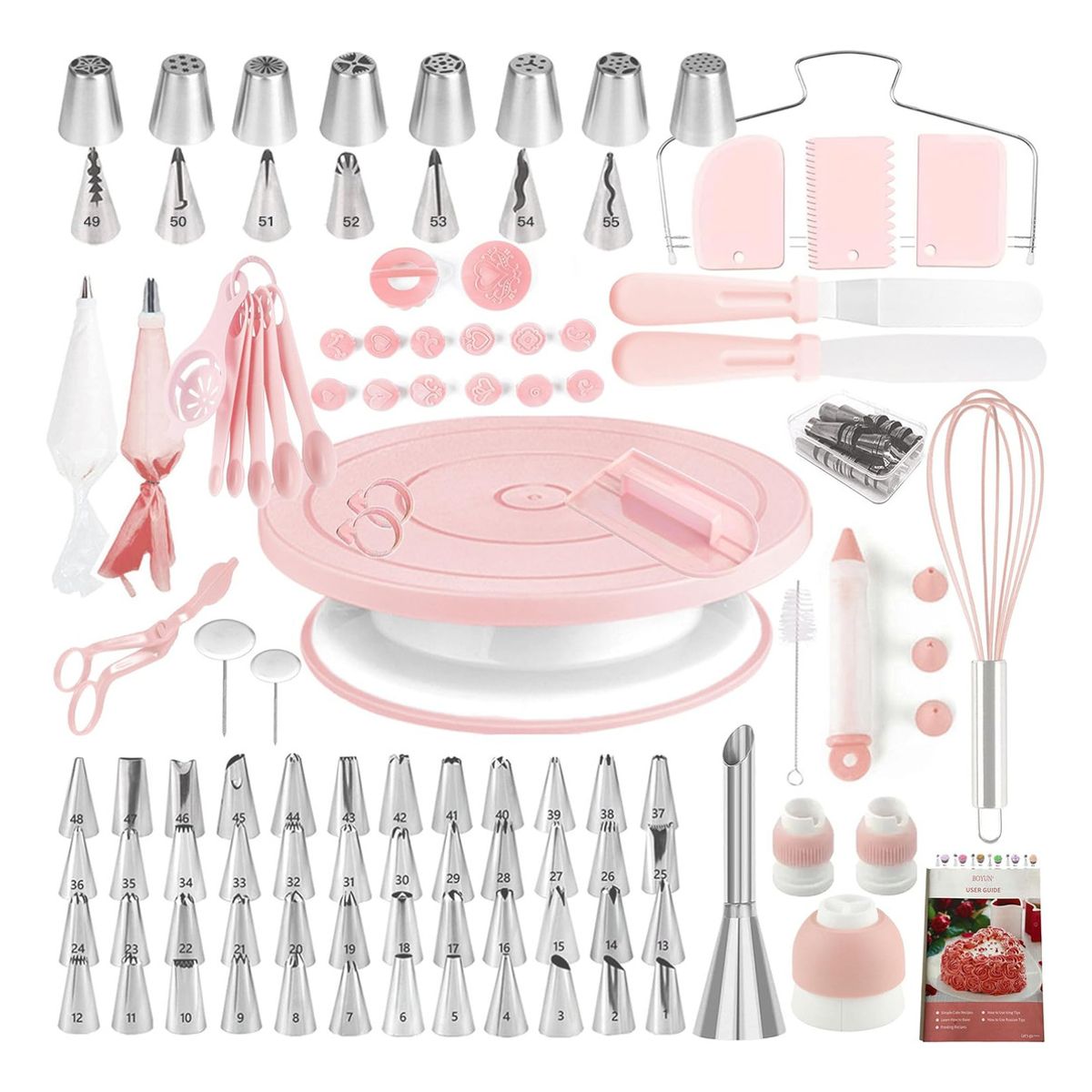 EVERSO - Kit De Decoración De Pasteles Set De Reposteria 137pzs