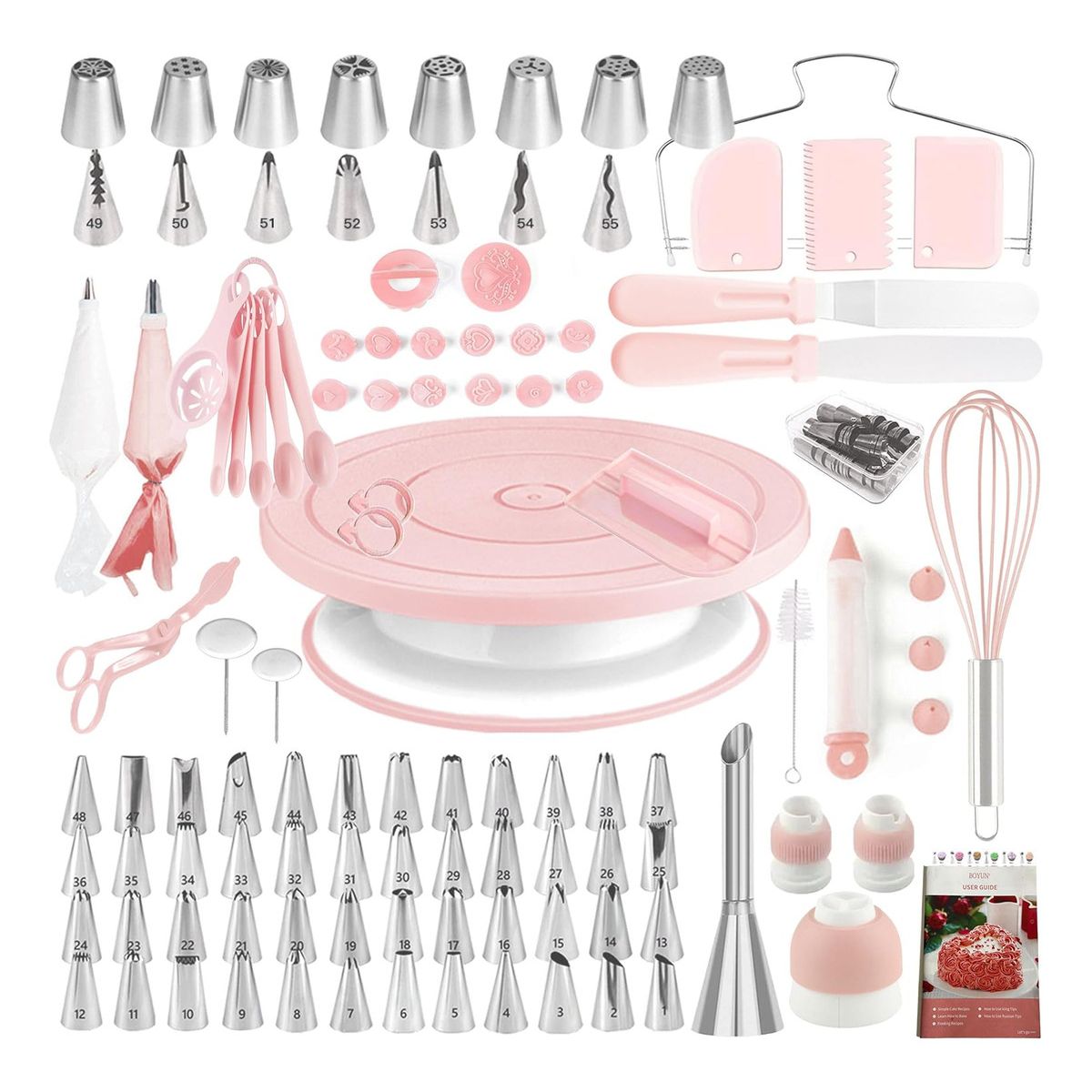 EVERSO - Kit De Decoración De Pasteles Set De Reposteria 137pzs