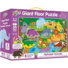 GALT - Rompecabezas gigante de suelo - ANIMALES Y ALFABETO INGLES