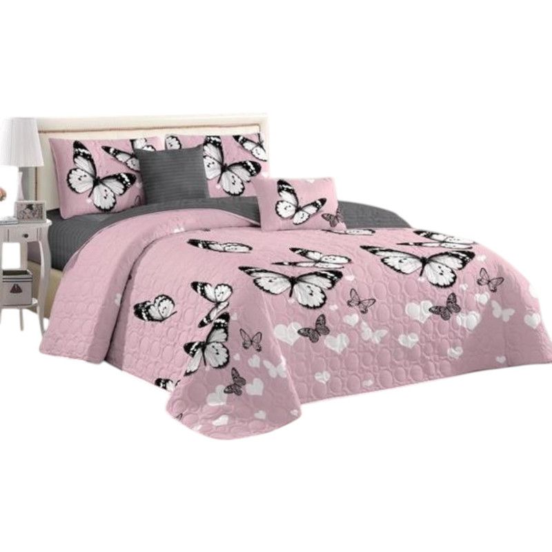 GENERICO - Cobertor De Verano 2 Plazas Quilt 230x250cm Cubrecama Delgado RS