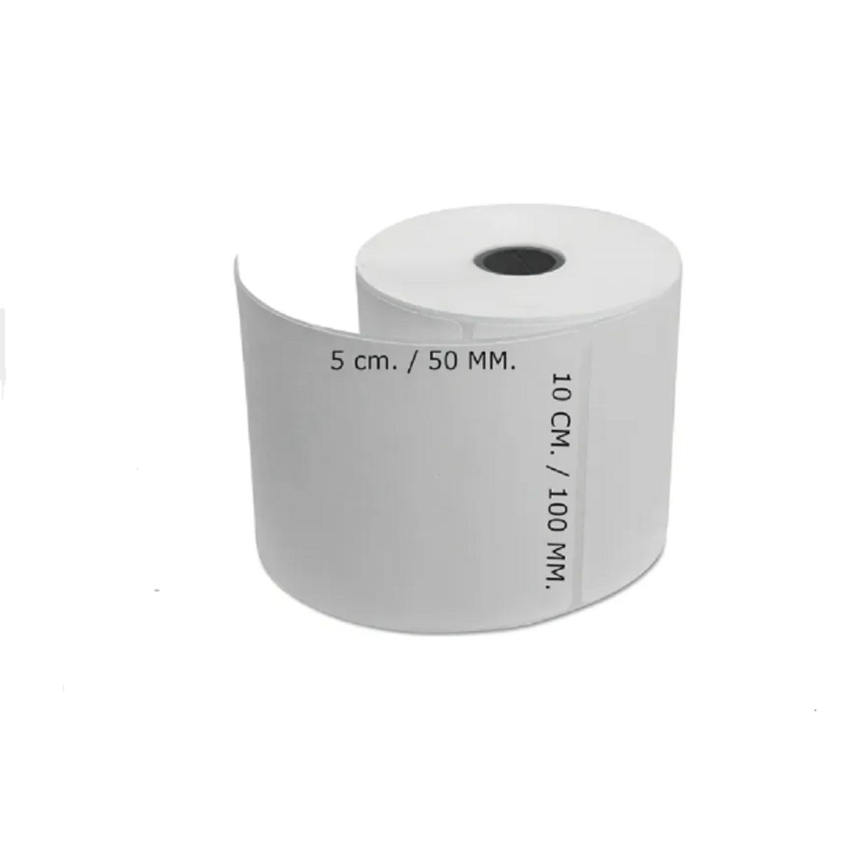 GENERICO - Rollo Etiquetas Termica Autoadhesivas 100 x 100 Mm 500 Uds pack de 10