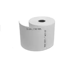 GENERICO - Rollo Etiquetas Termica Autoadhesivas 100 x 100 Mm 500 Uds pack de 10