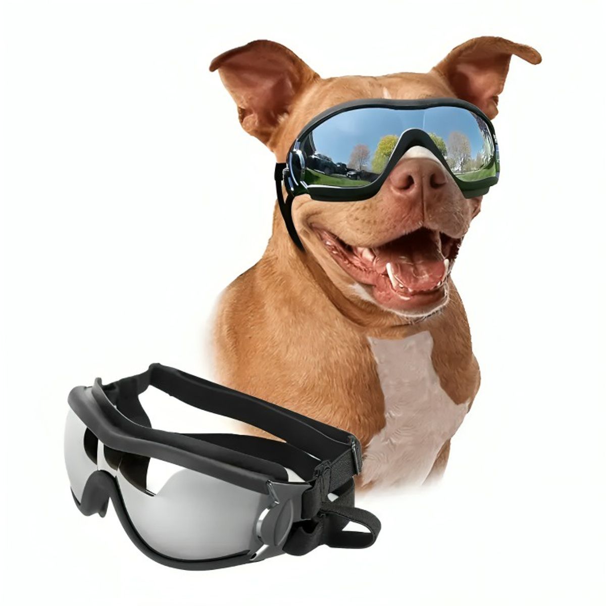 GENERICO - Gafas De Sol Para Perro Anti-uv Protector De Ojos Ajustable