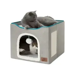 GENERICO - Cama Casa Iglu Para Mascotas Gato Y Perro Pequeño