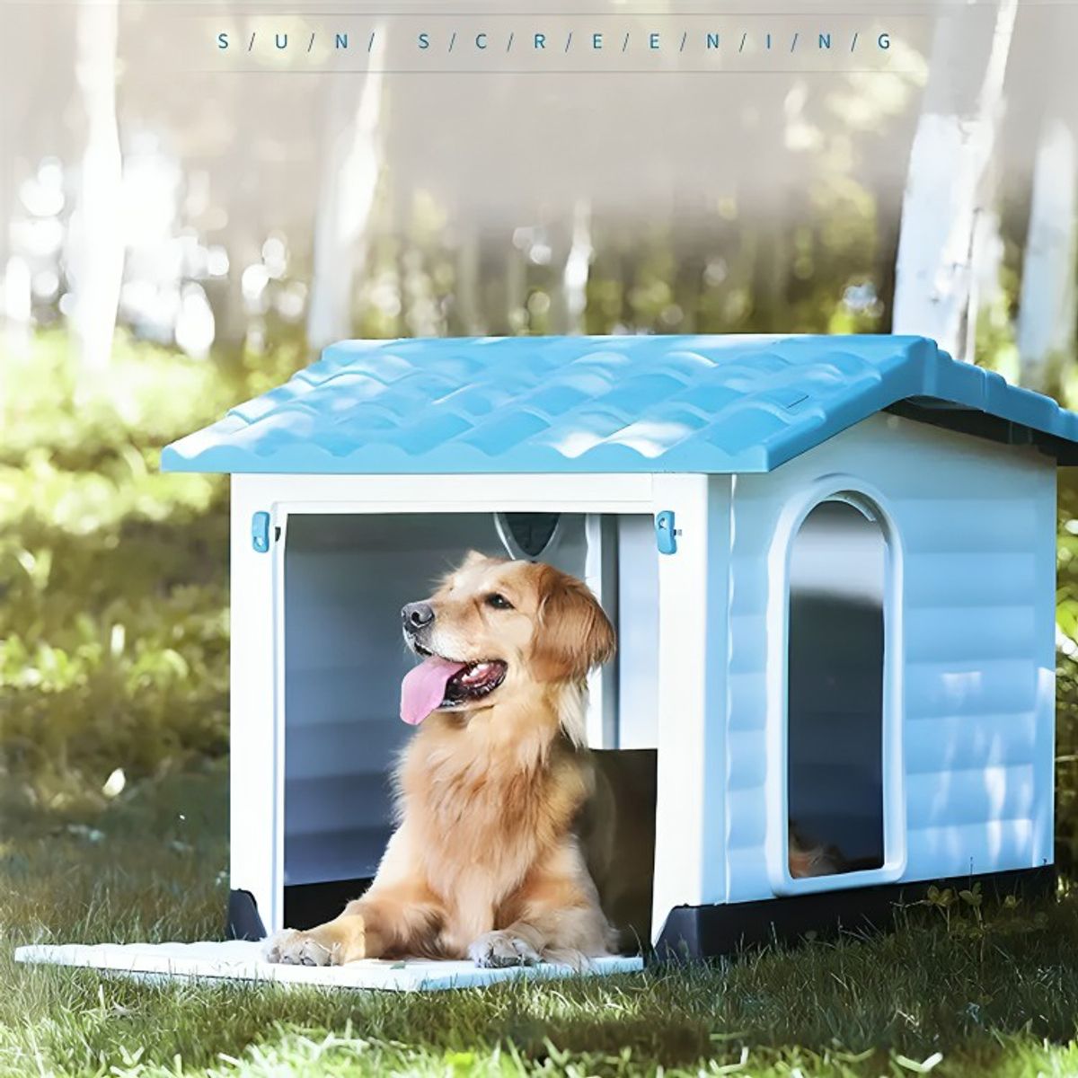 GENERICO - Casa Para Perro Mascotas Exterior E Interior Impermeable