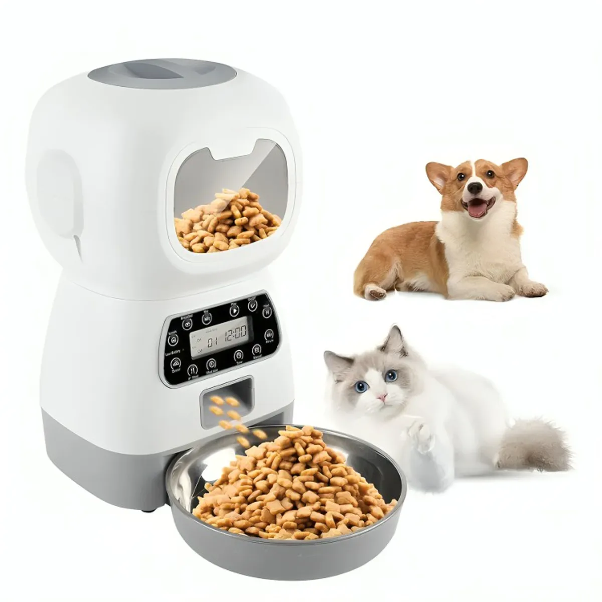 GENERICO - Dispensador Automático De Alimentos Para Mascotas