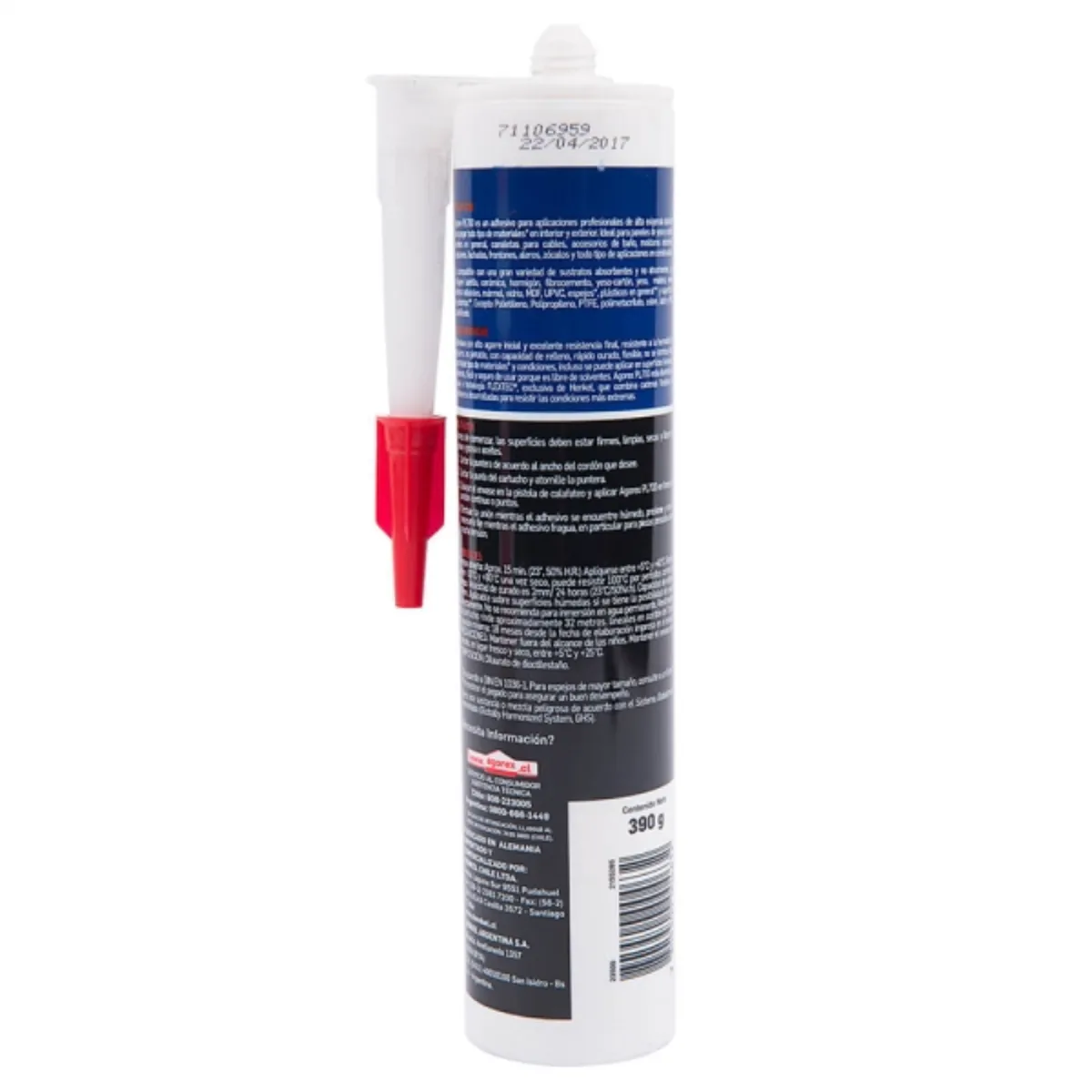AGOREX - Adhesivo de montaje PL700 390 gr