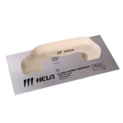 HELA - Llana acero 280x130 mm dentada 2 mm