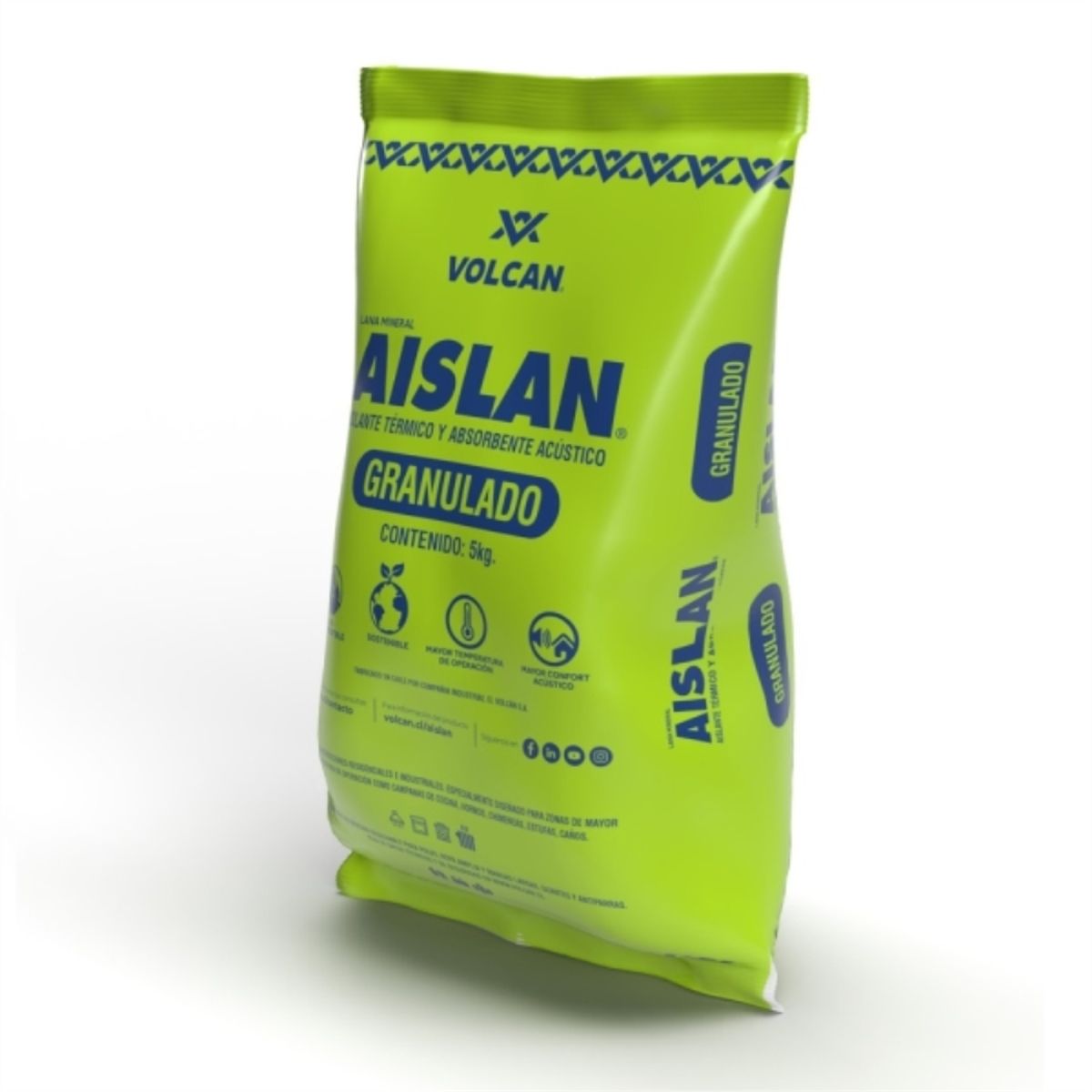 VOLCAN - Aislan Lana Granulada 5KG