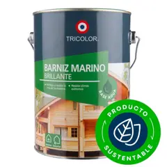 TRICOLOR - Barniz marino base agua natural 1 gal