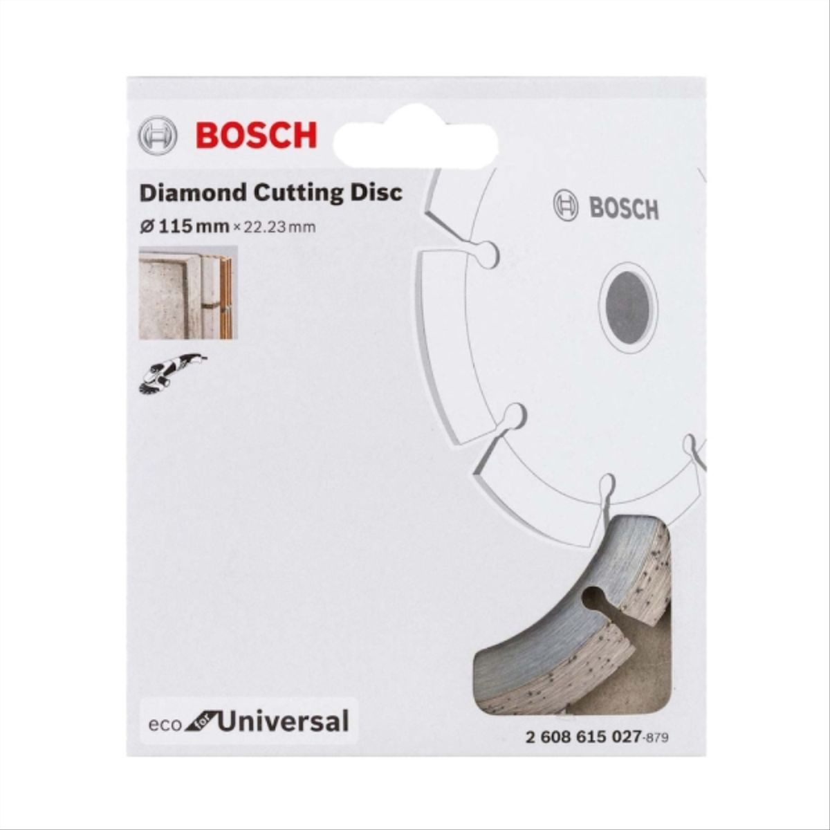 BOSCH - Disco diamantado segmentado concreto 4 1/2"